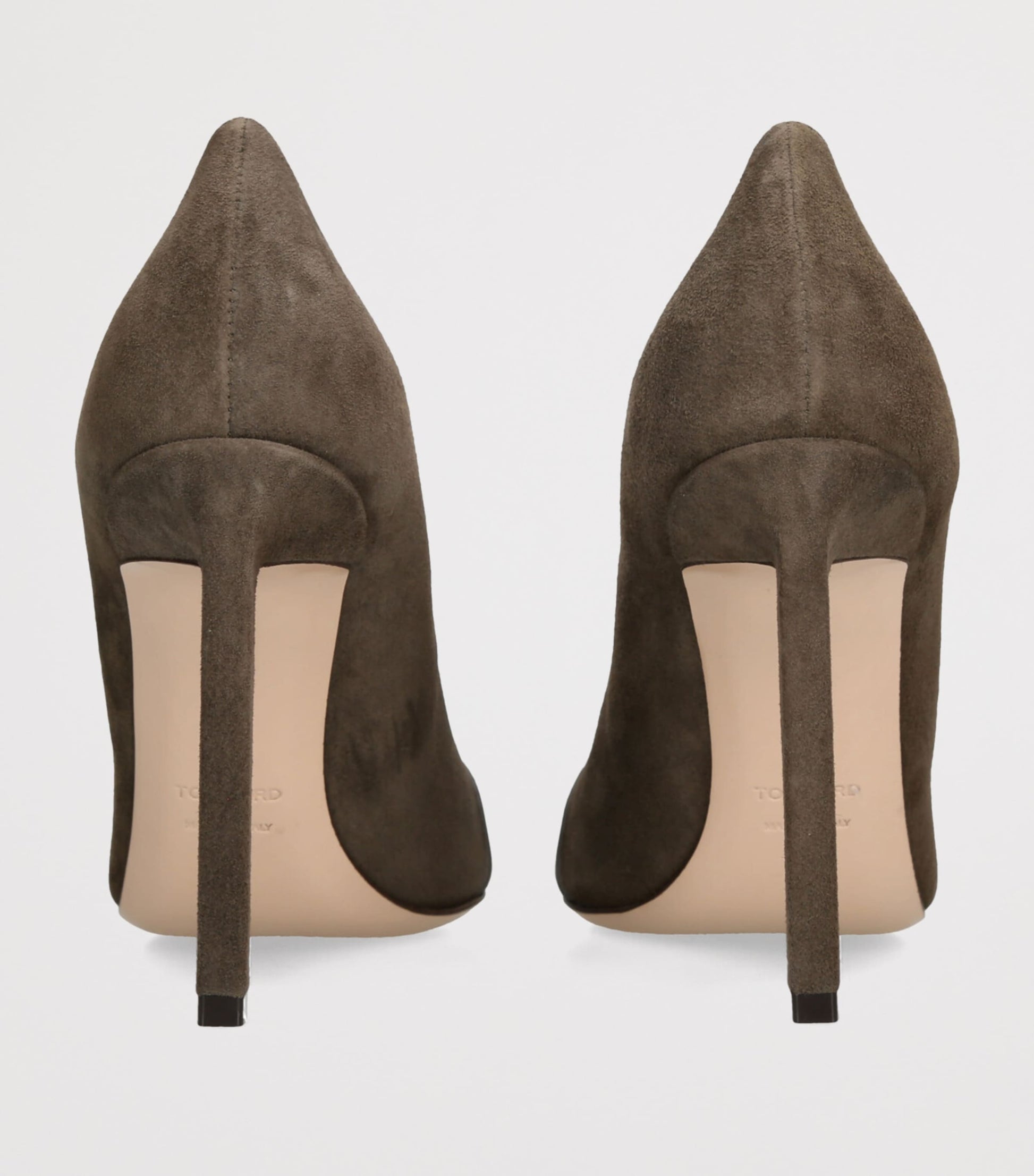 TOM FORD Green Goat Leather Eva Pumps 105