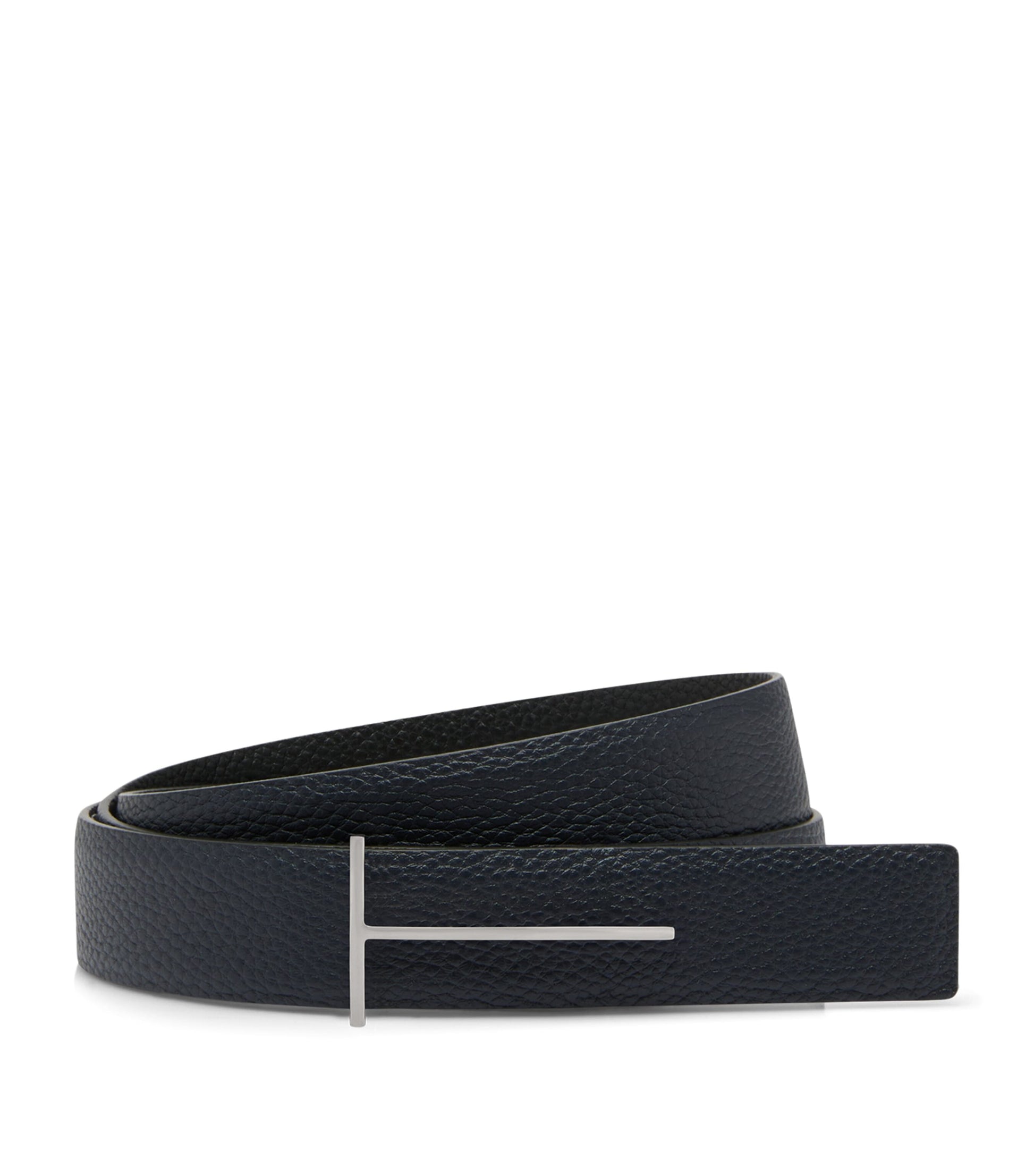 Calf Leather Slim T Belt