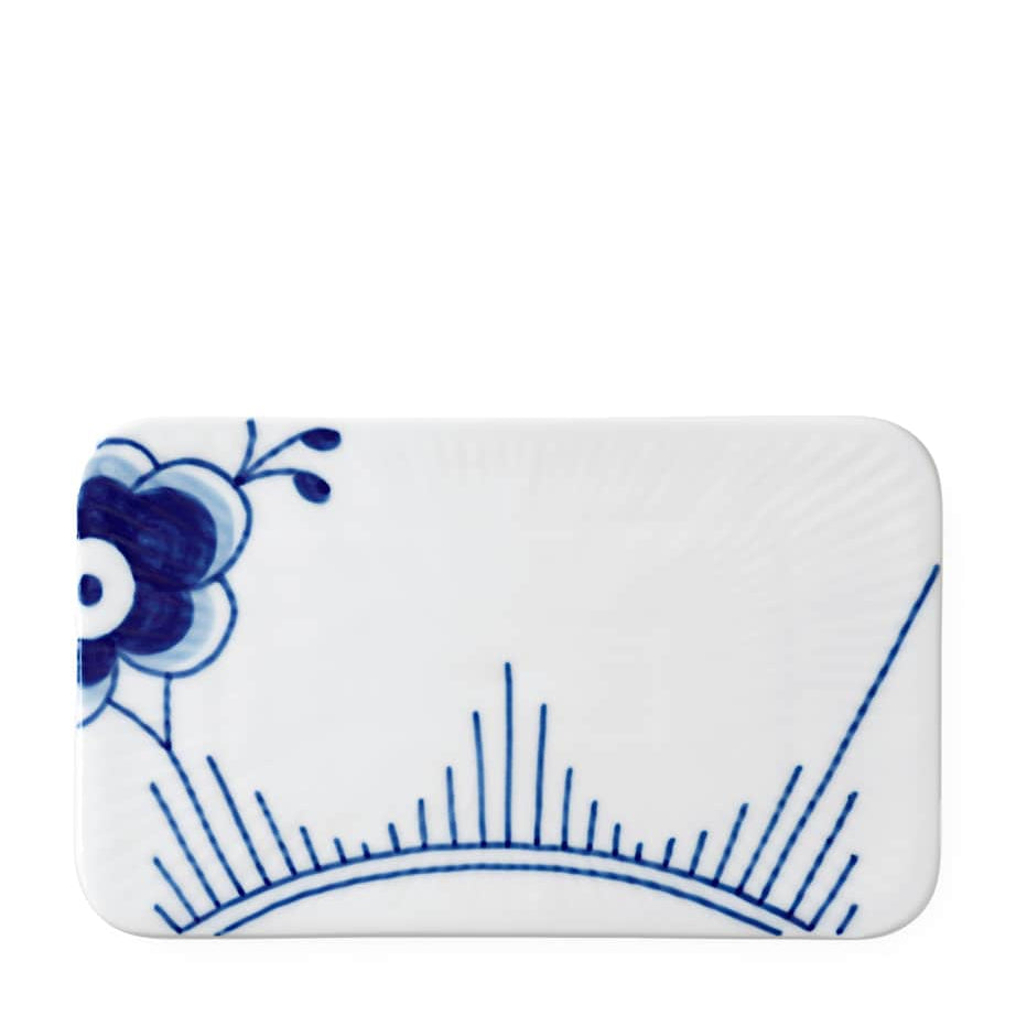 Blue Fluted Mega Serving Plate (15.5cm)