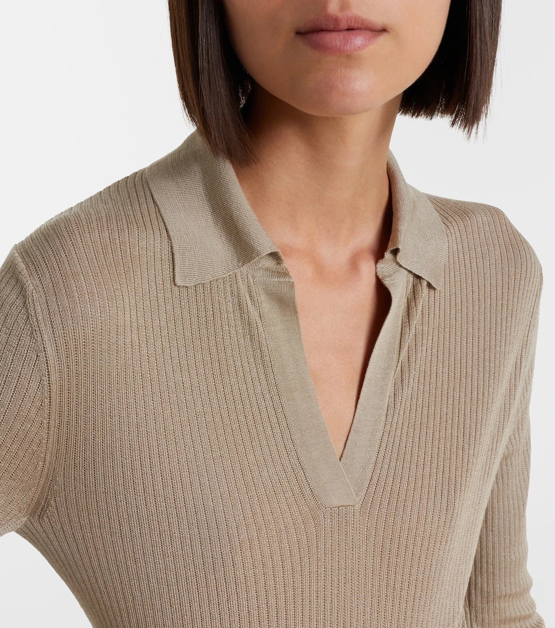 Max Mara - Knitted silk and cashmere top