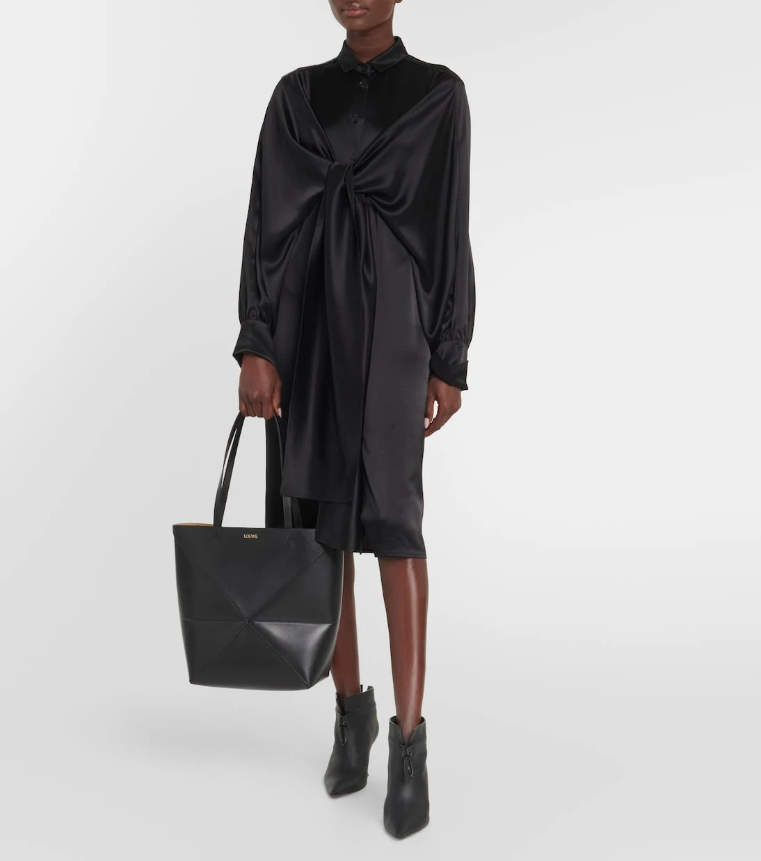 Loewe - Puzzle Fold Medium leather tote bag