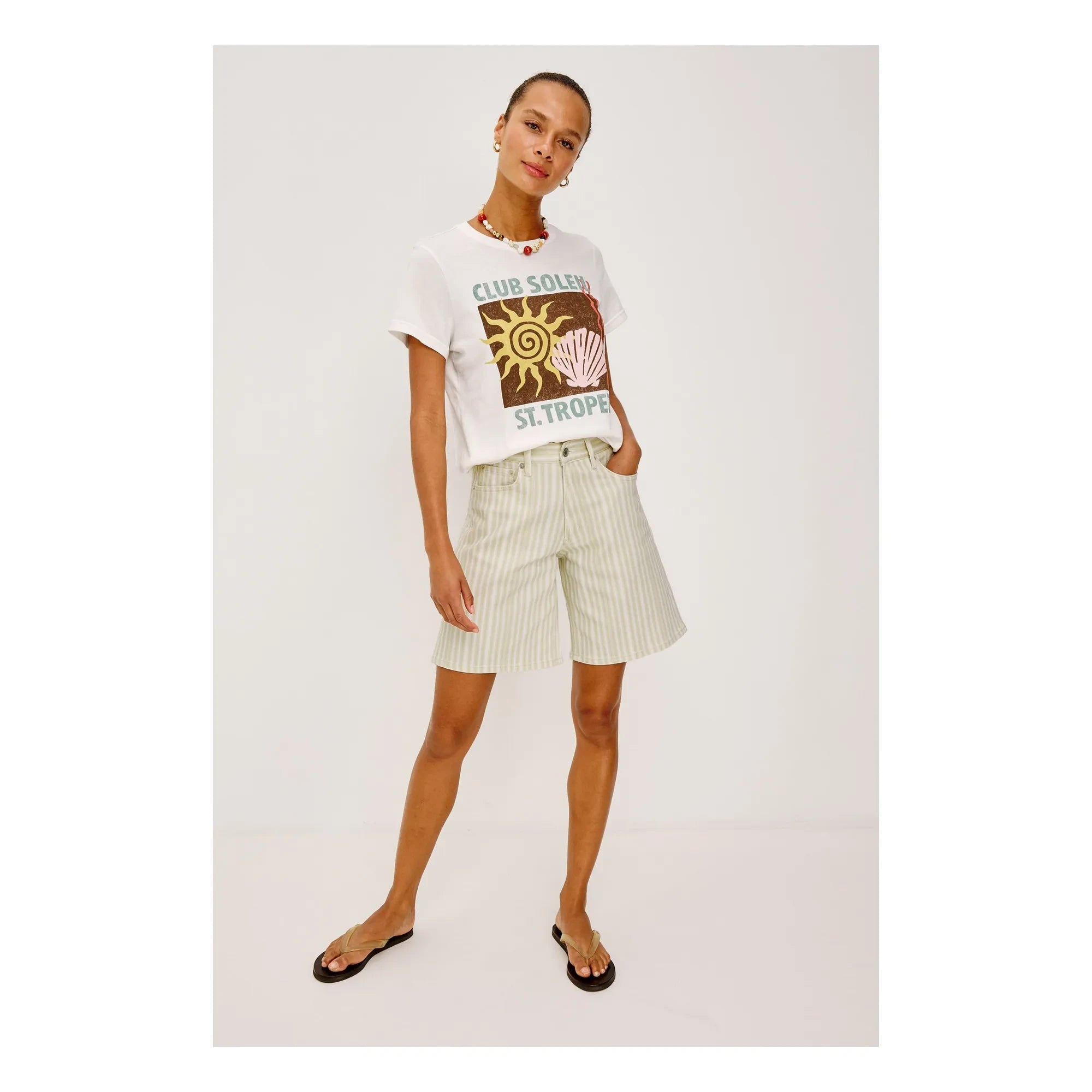 Rails - Agoura Striped Short | Cream
