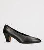 Bally Black Leather Aline Pumps 55