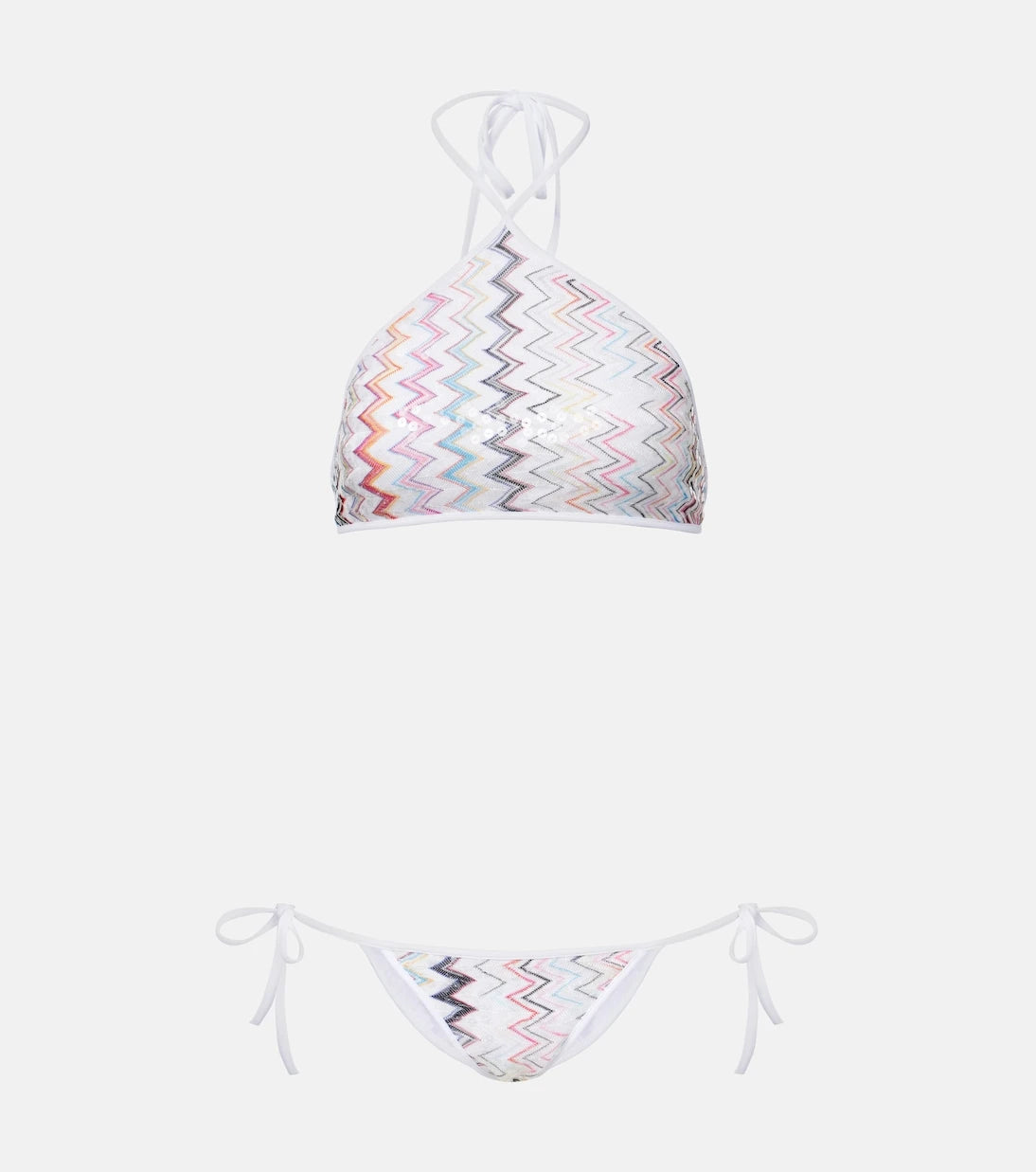 Missoni - Zigzag halterneck bikini