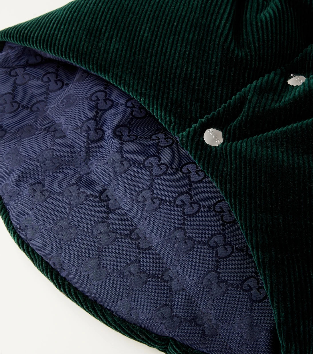 Gucci - Reversible corduroy dog coat