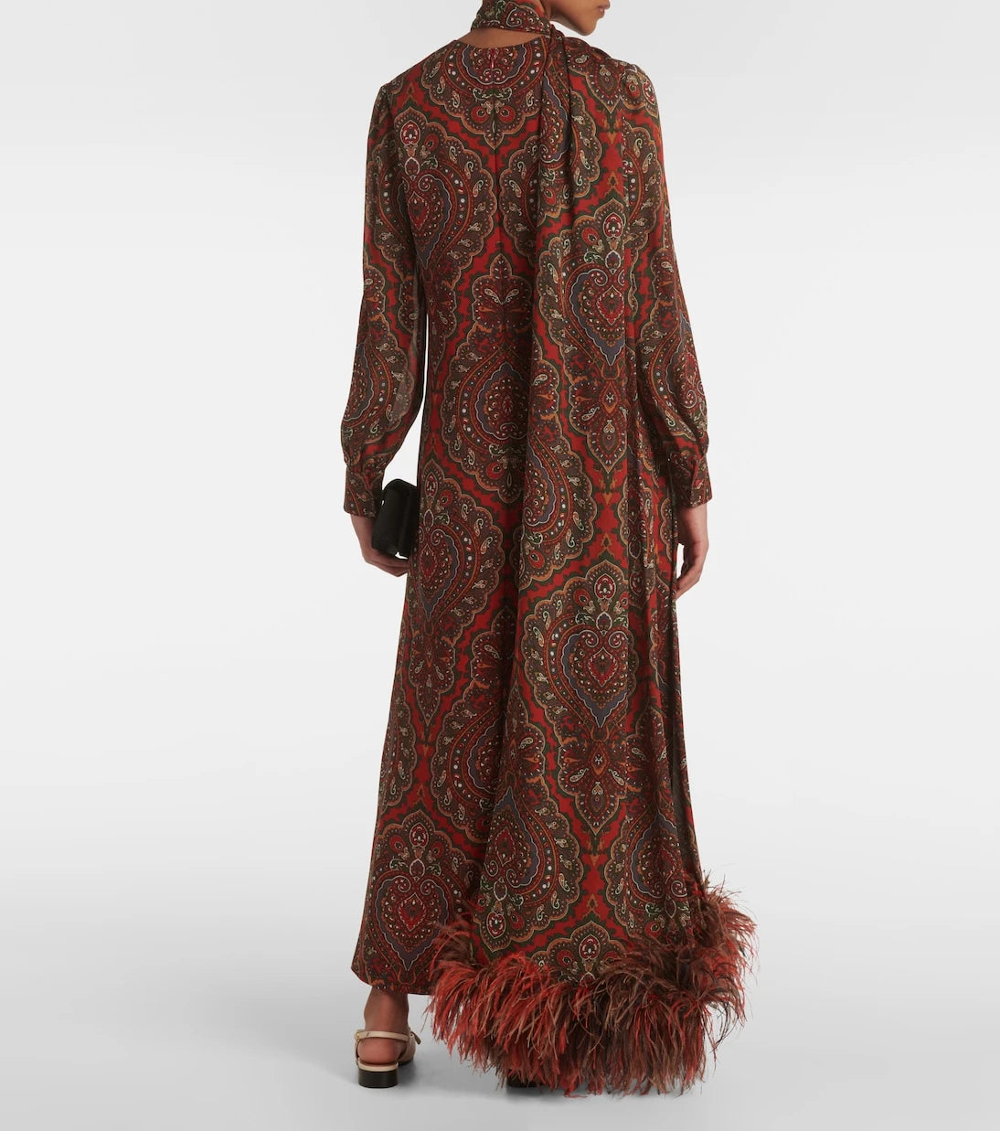 Valentino - Voyage Imaginaire silk georgette gown