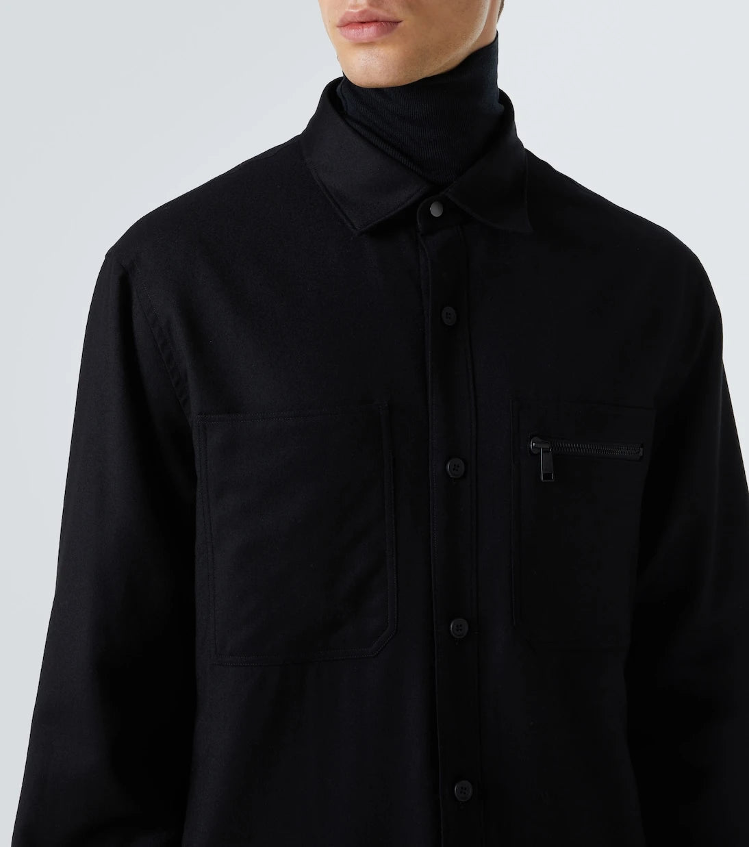 Zegna - Technical wool overshirt