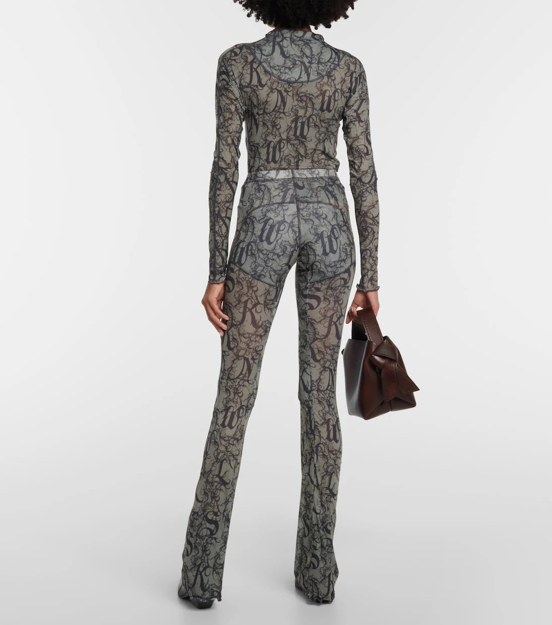 KNWLS - Halcyon printed flared pants