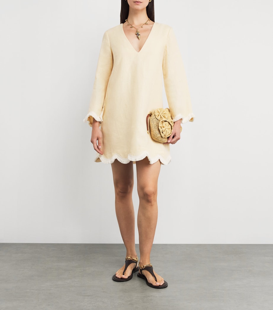 Orange Linen Essie Kaftan