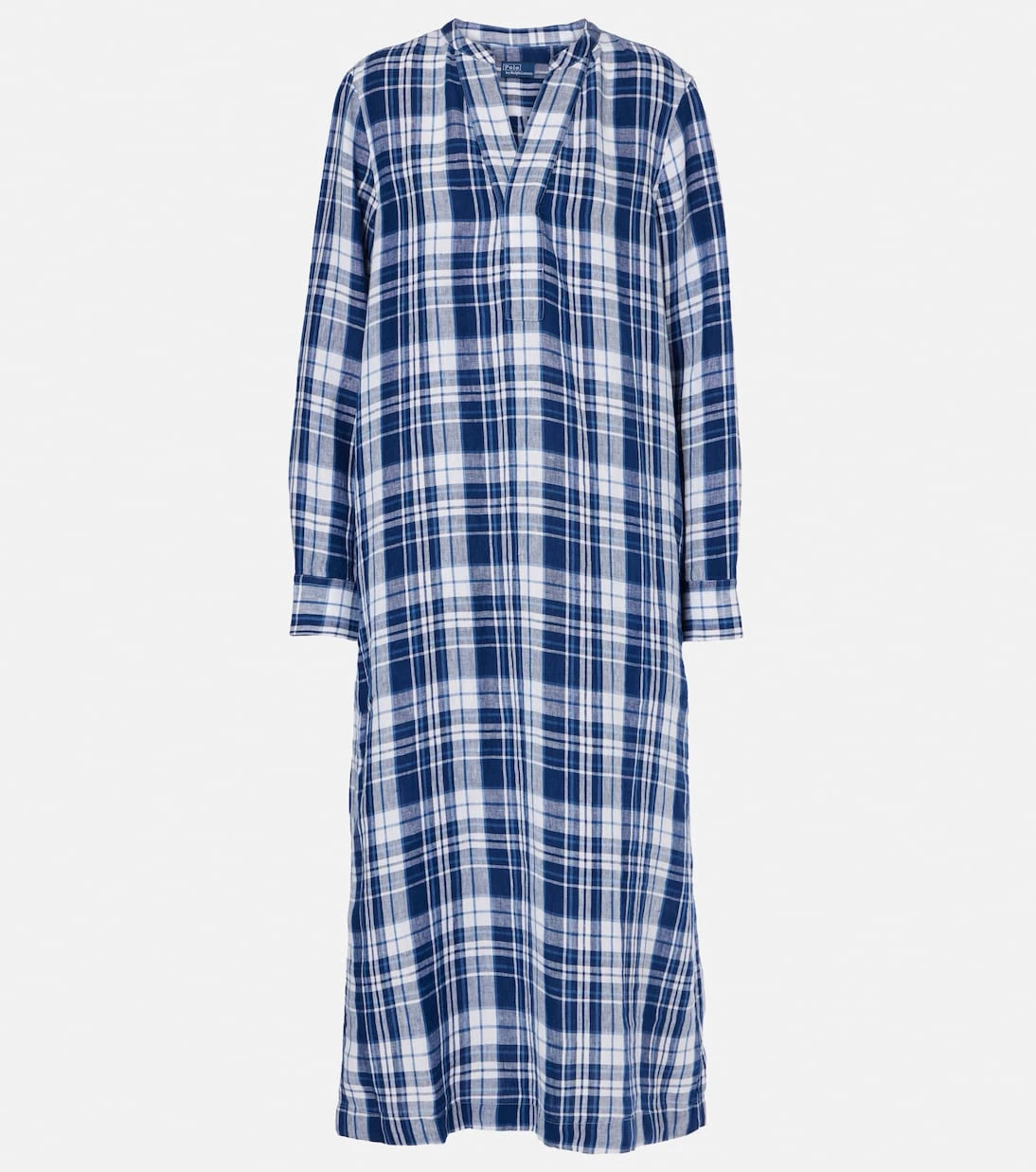 Polo Ralph Lauren - Plaids linen maxi dress