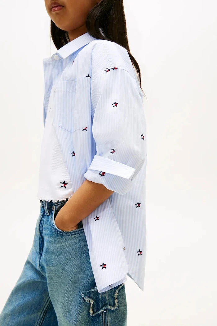 Tommy Hilfiger Çocuk Pamuk Gömlek