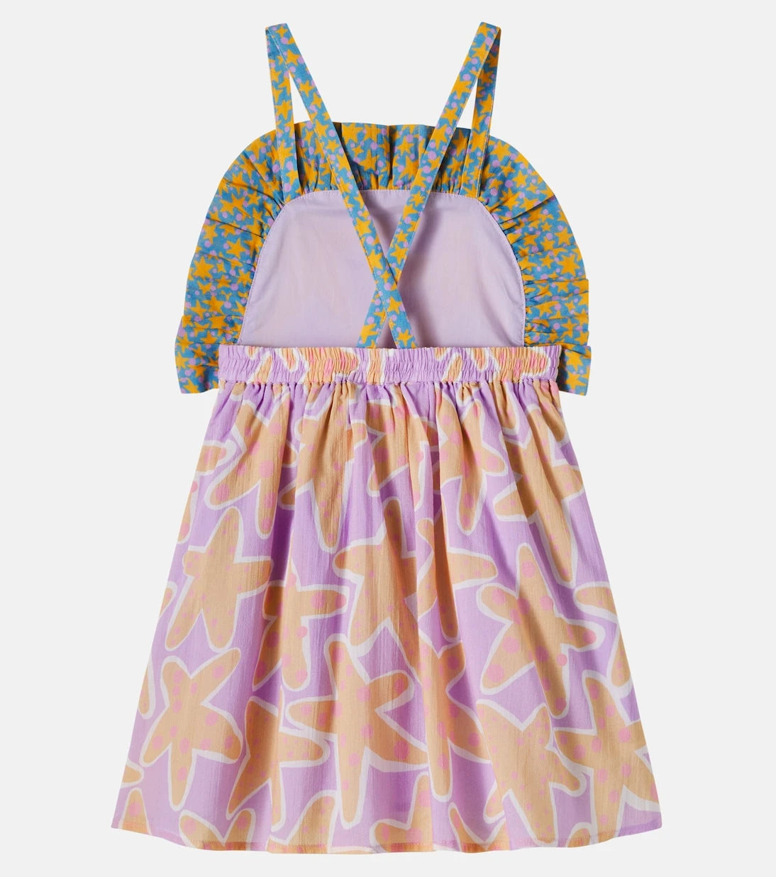 Stella McCartney Kids - Ruffled printed cotton dress