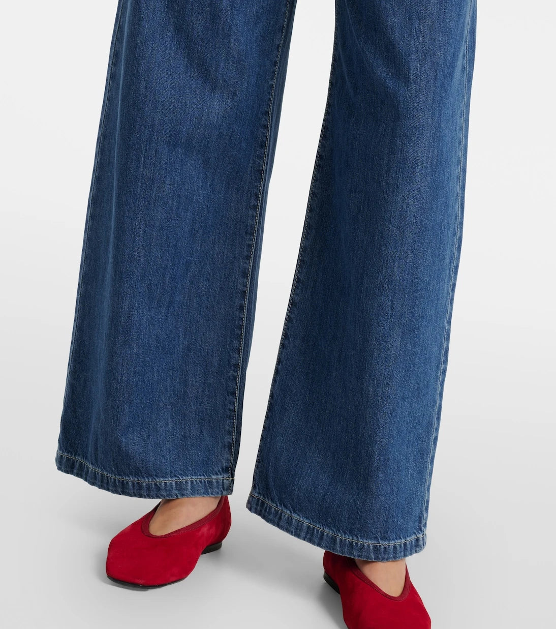 'S Max Mara - جينز زيوس بقصة أرجل واسعة