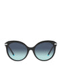 Tiffany & Co. Black Cat Eye Sunglasses