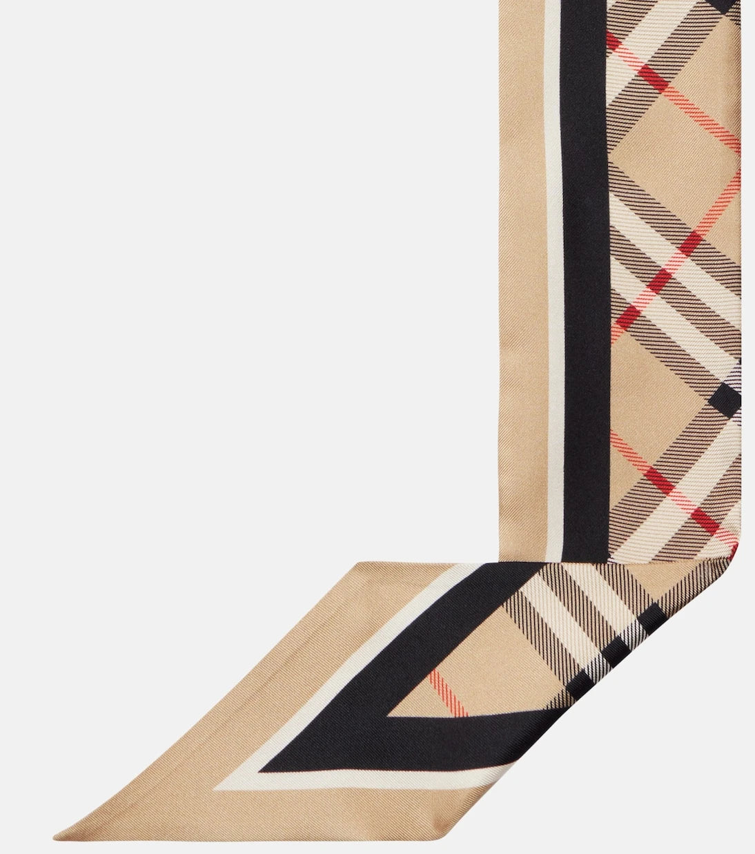 Burberry - Burberry Check silk scarf