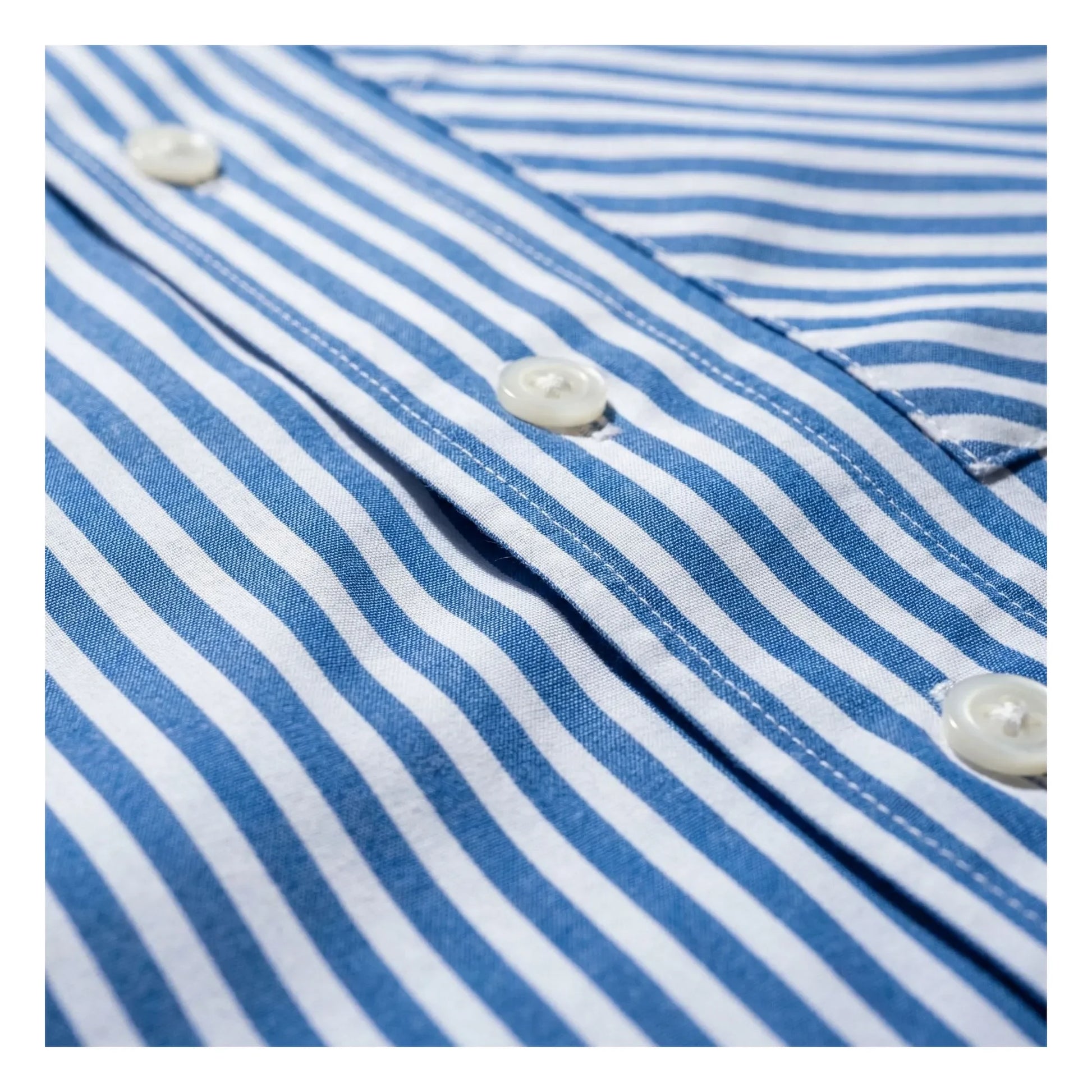 Finger in the nose - Rogue Striped Shirt | Blue
