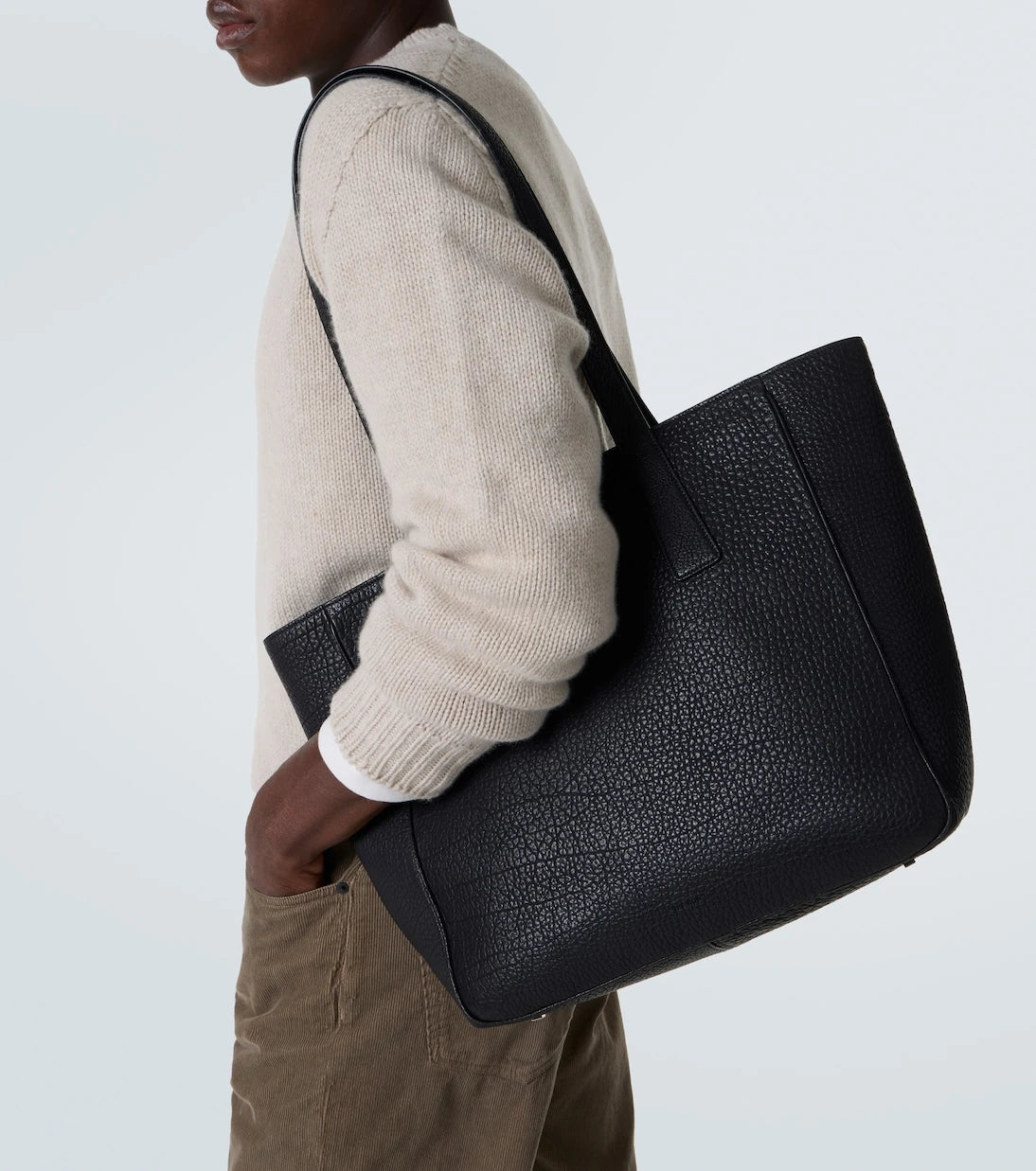 The Row - Hector leather tote bag