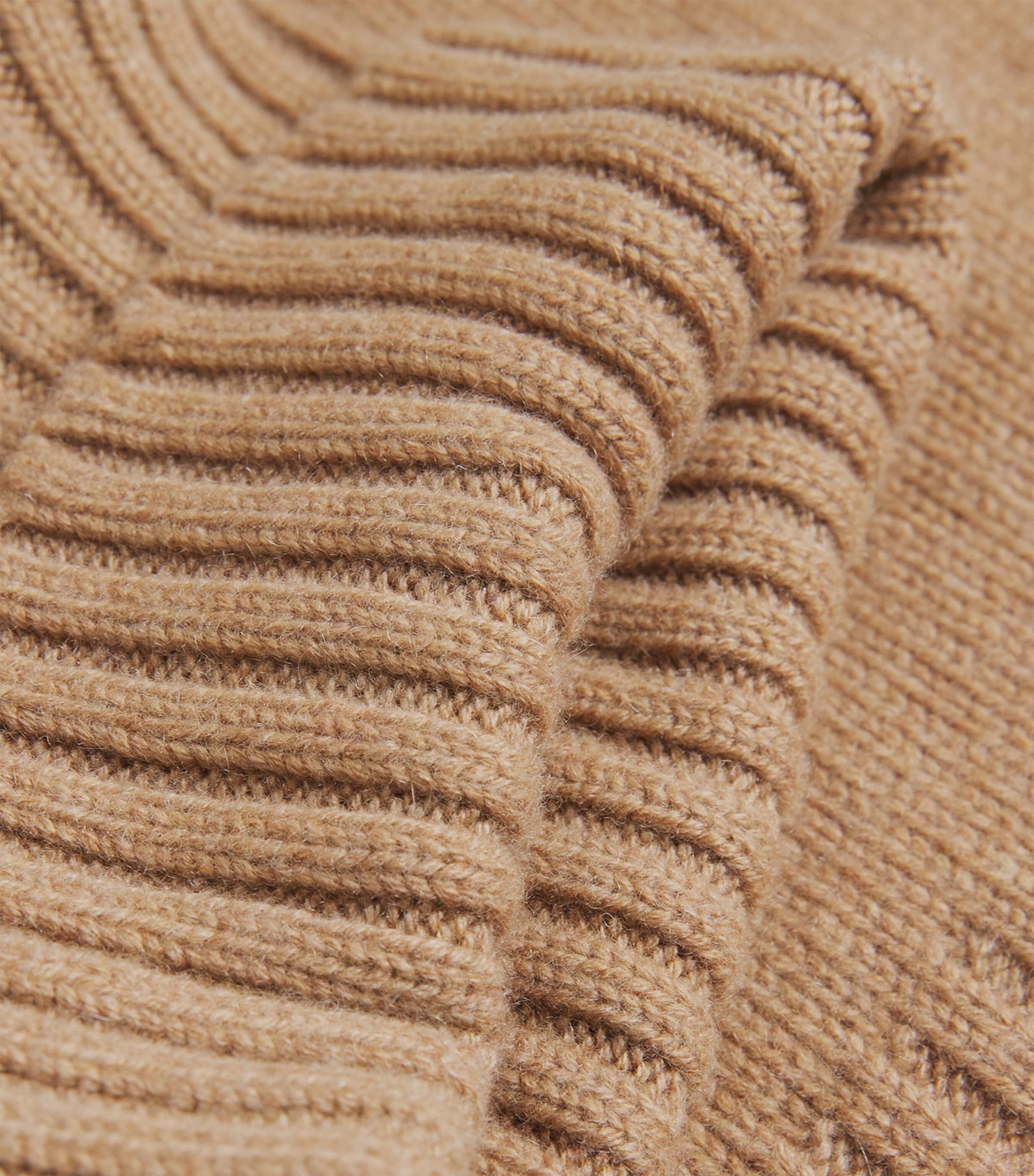 Harrods Neutral Cashmere Rollneck Mini Dress