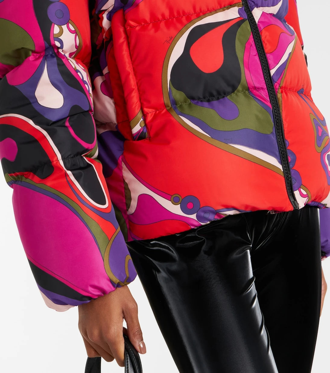 Pucci - Orchidee puffer jacket