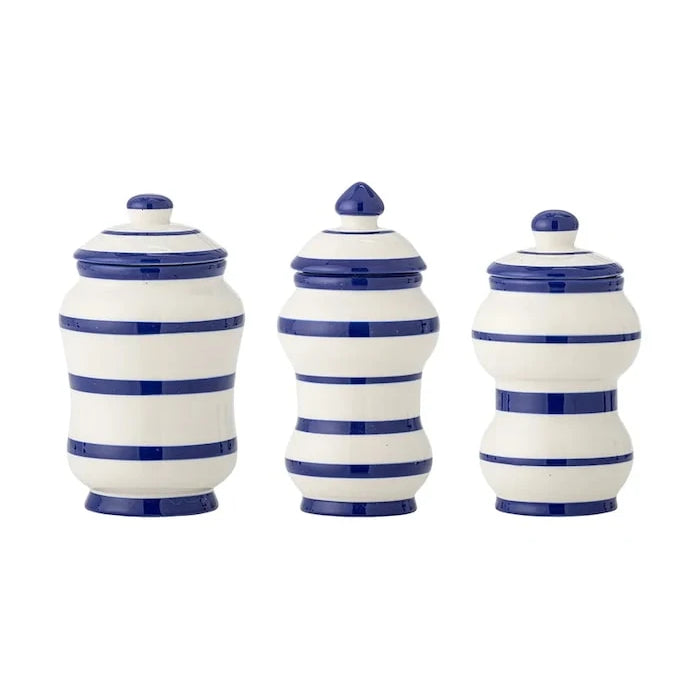 Кутия с капак Bloomingville Maynard 525 / 370 / 325 ml (3 броя)
