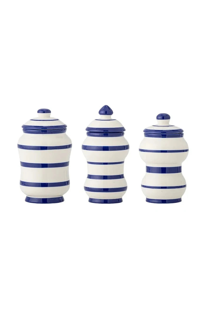 Кутия с капак Bloomingville Maynard 525 / 370 / 325 ml (3 броя)