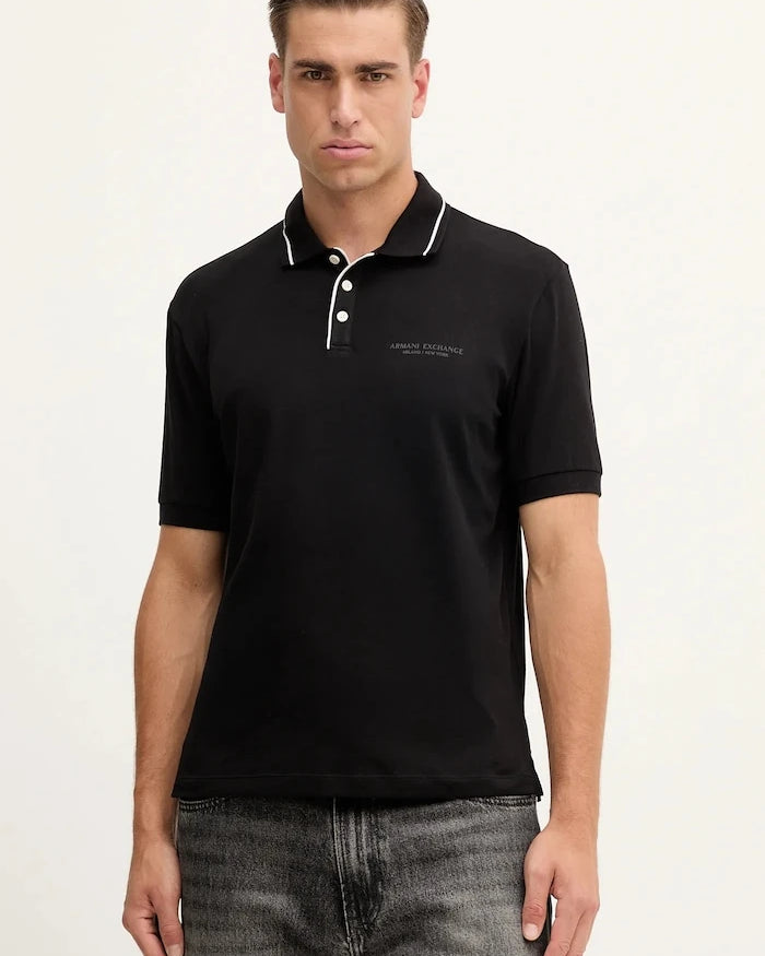 Armani Exchange erkek pamuklu polo tişört