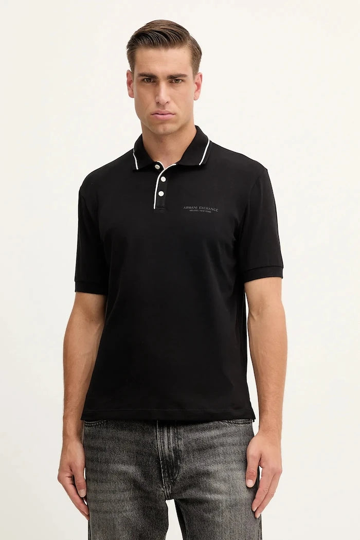 Armani Exchange erkek pamuklu polo tişört