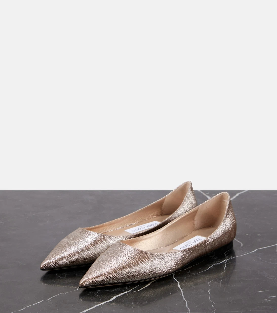 Jimmy Choo - Love glitter ballet flats