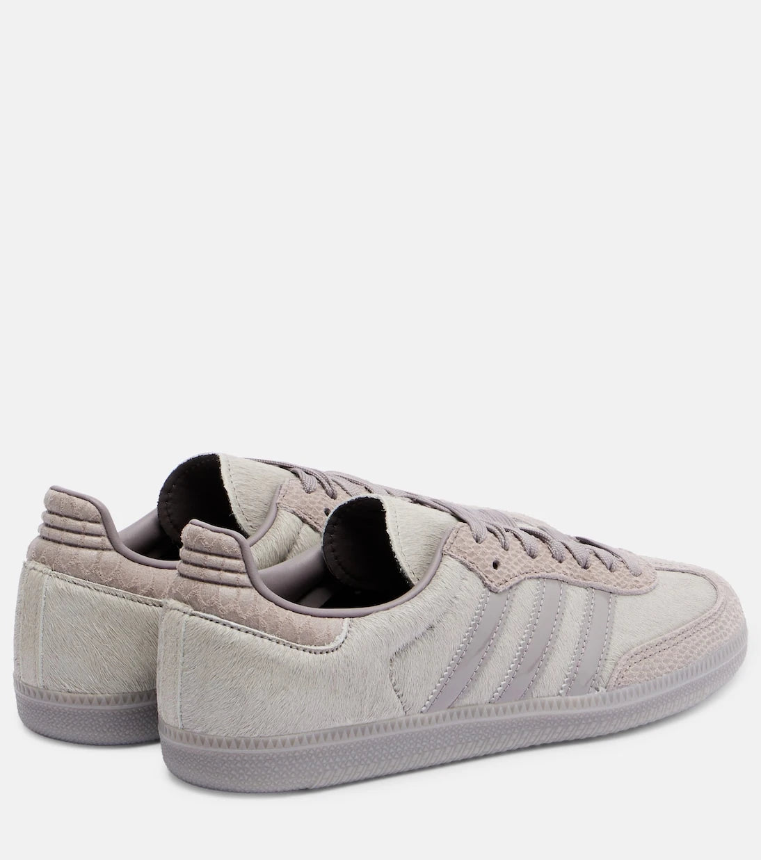 Adidas - Samba OG croc-effect calf hair sneakers