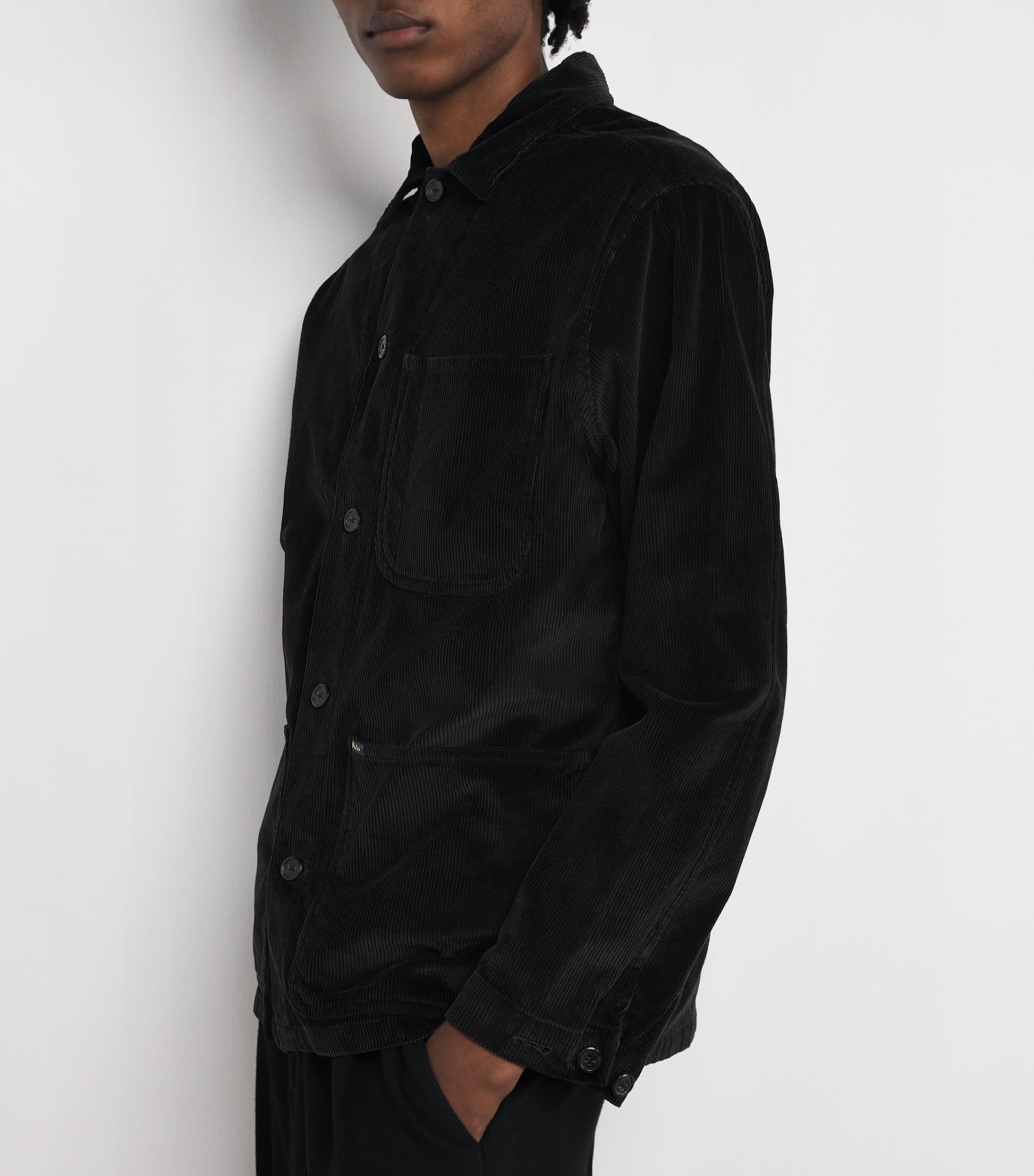 Polo Ralph Lauren Black Corduroy Utility Overshirt