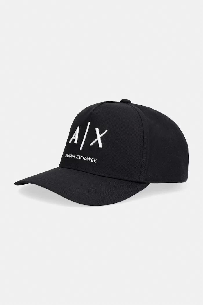 Armani Exchange бейзболна шапка мъжка от памук