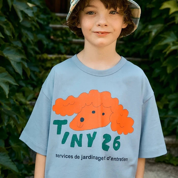 Детска памучна тениска Tinycottons RED DOG GRAPHIC TEE