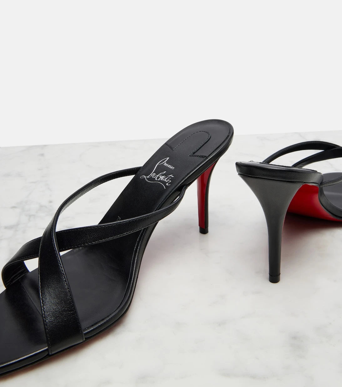 Christian Louboutin - Mulazee leather mules