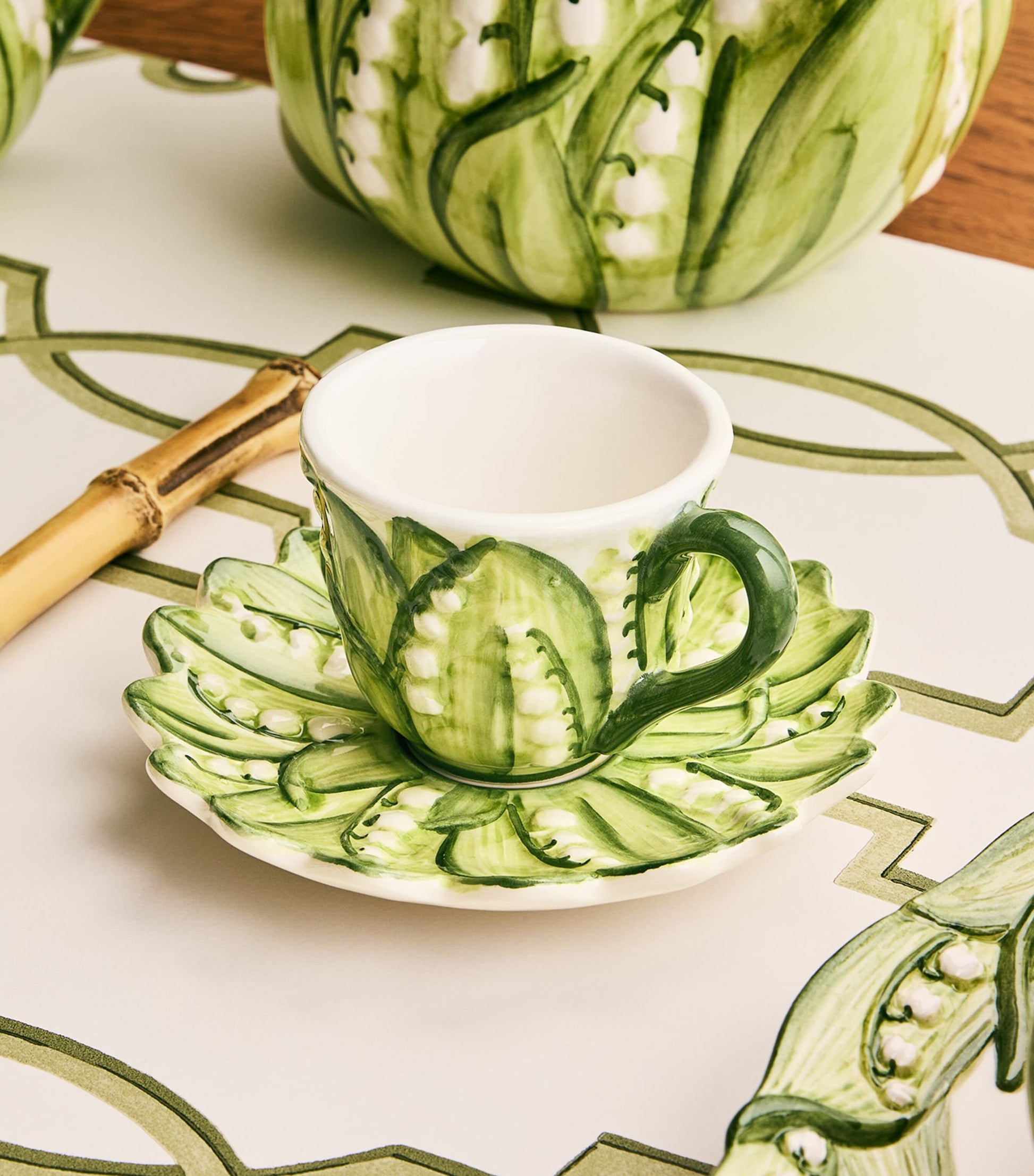 Lily of the Valley Coffee Cup and Saucer