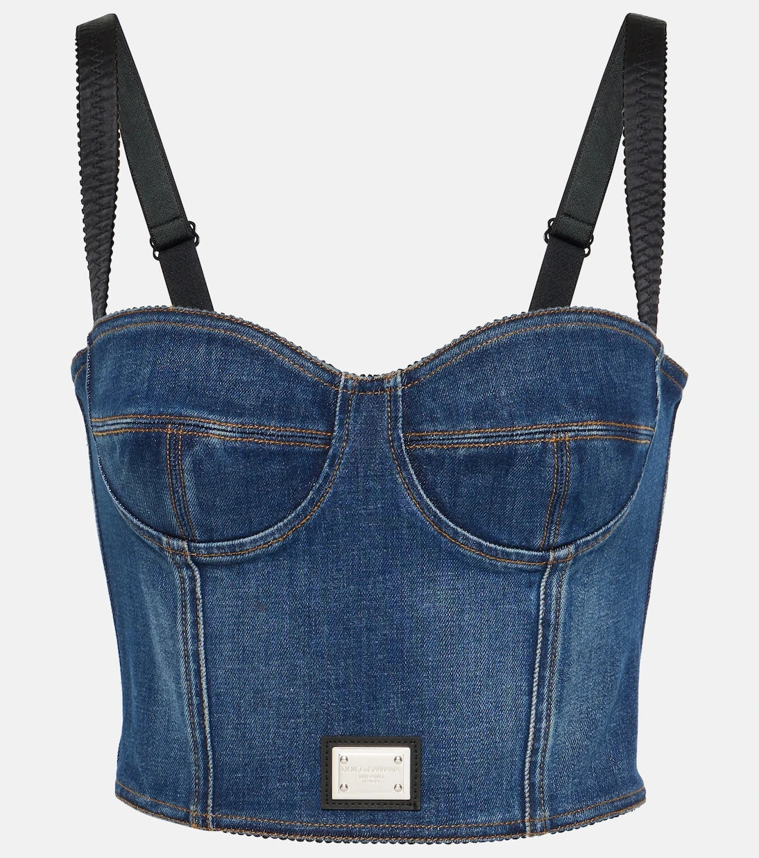Dolce&Gabbana - Denim bustier