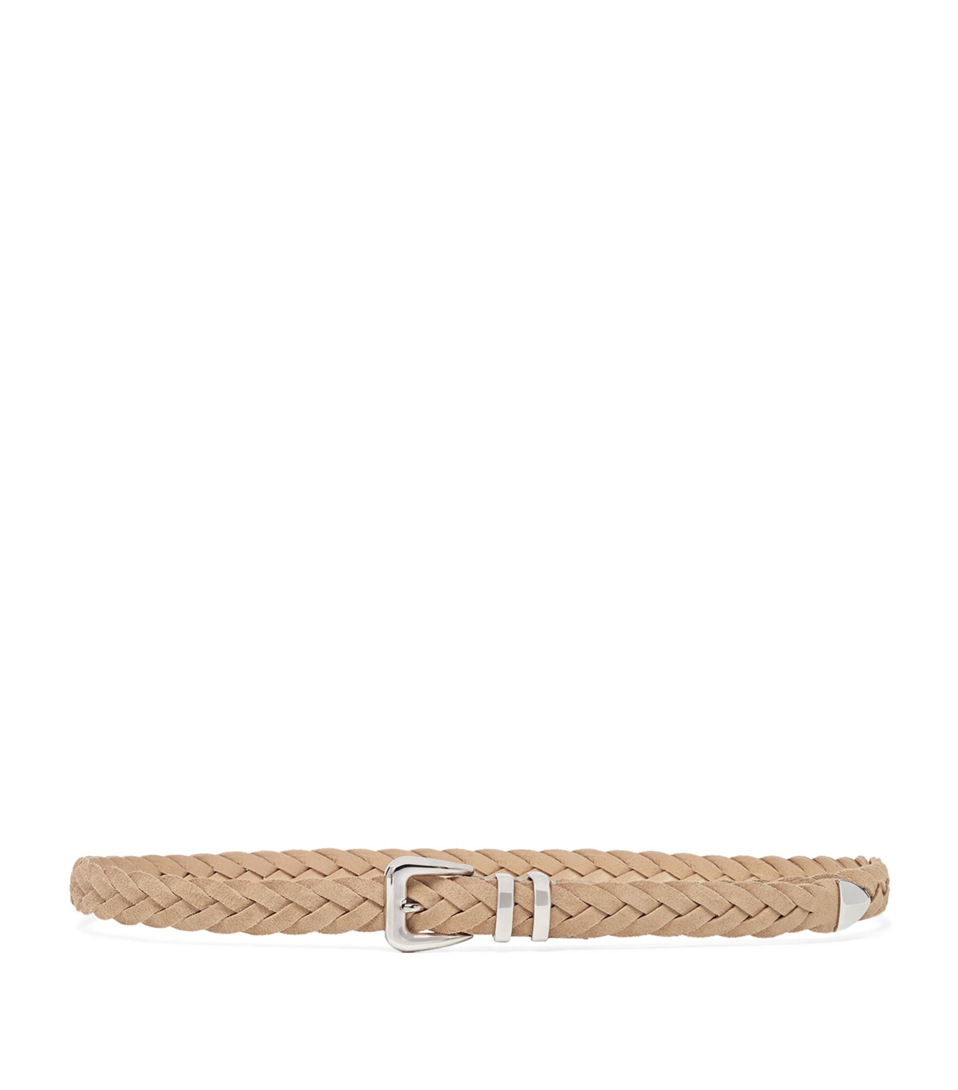 Brunello Cucinelli Suede Braided Belt