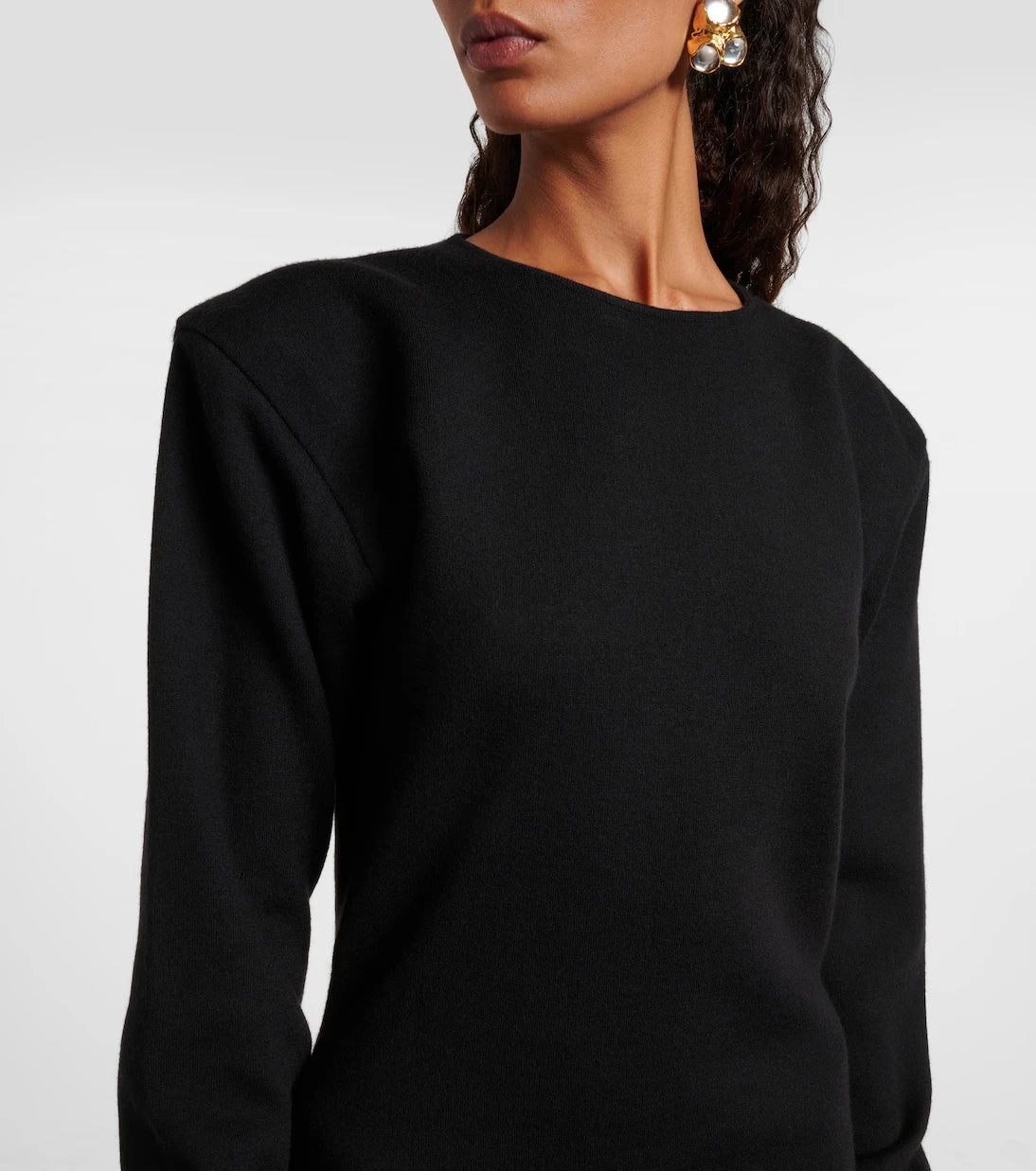 Saint Laurent - Wool-blend minidress