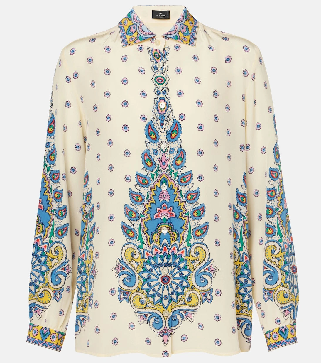 Etro - Printed silk shirt