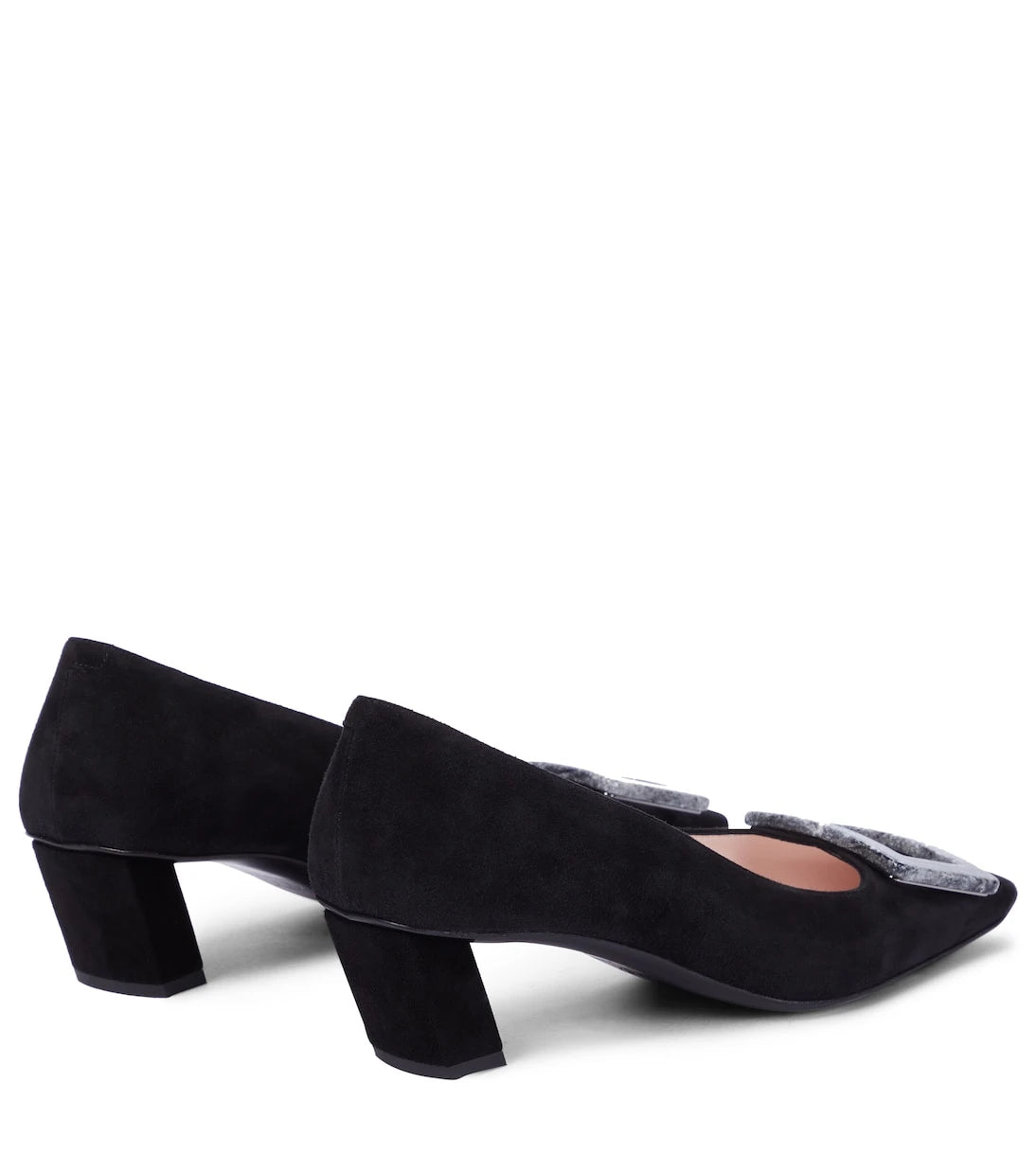 Roger Vivier - Belle Vivier 45 suede pumps