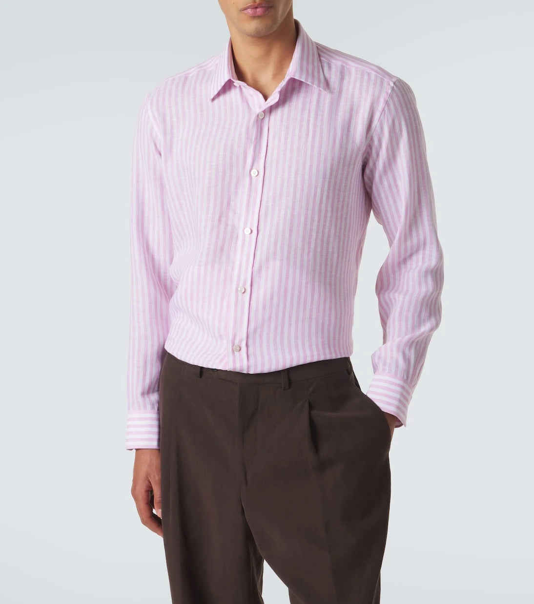 Charvet - Striped linen shirt