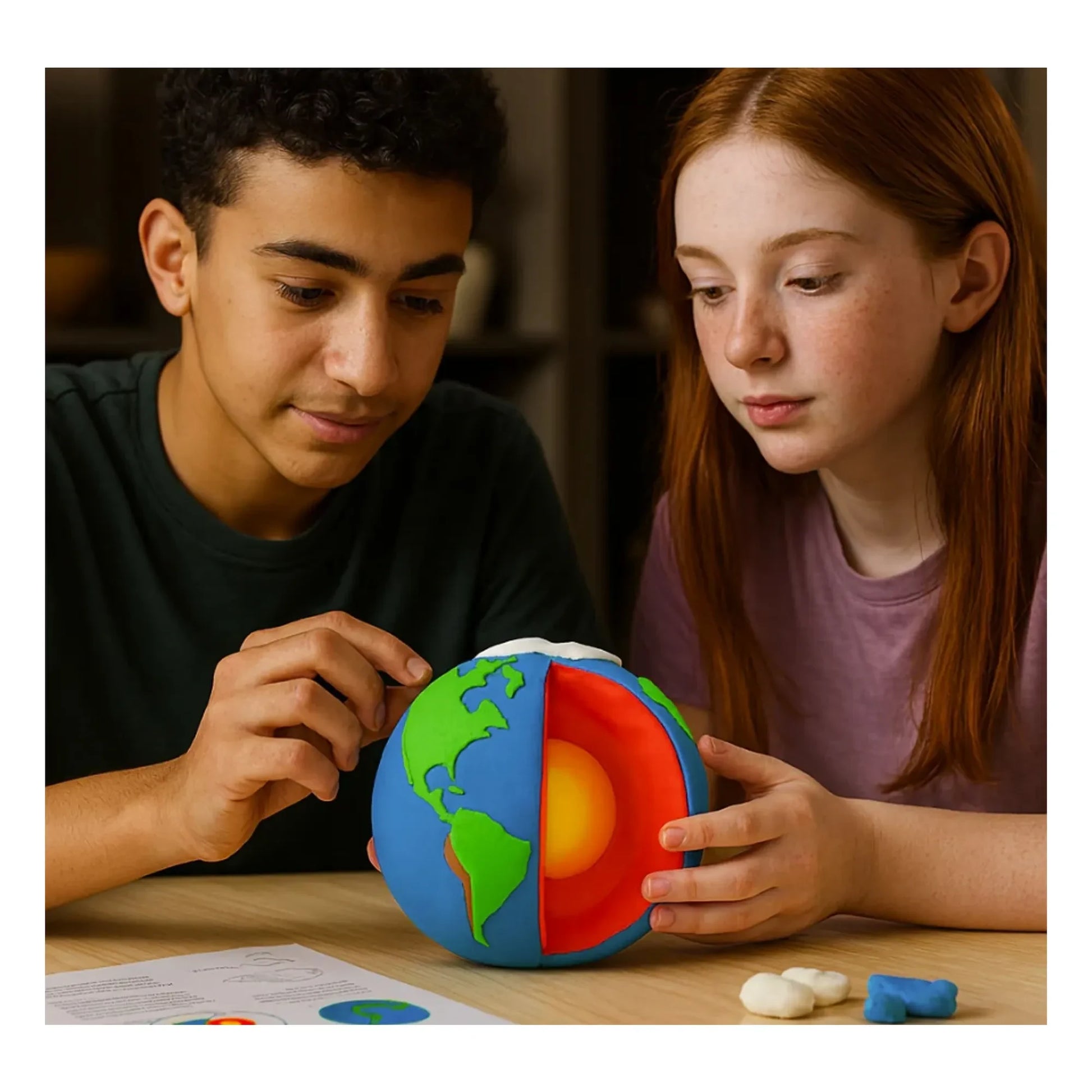 Patacréer - Mon Monde à Façonner self-hardening modeling clay kit