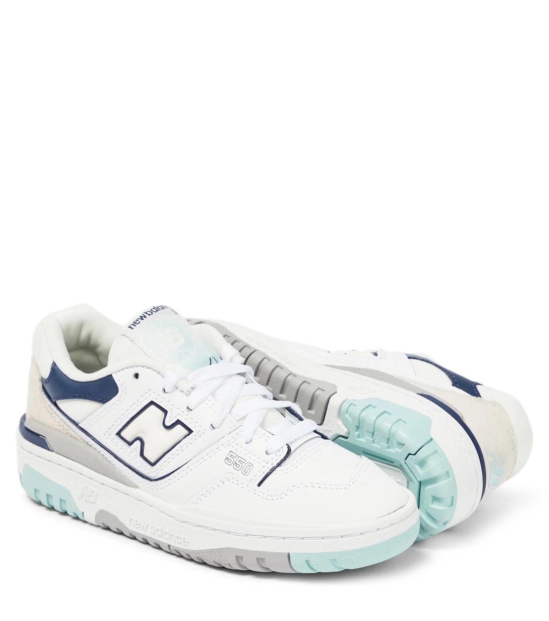 New Balance Kids - 550 leather sneakers