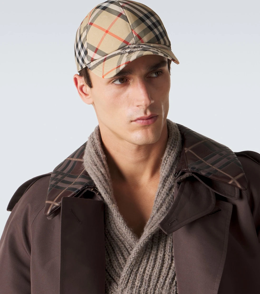 Burberry - Burberry Check twill baseball cap