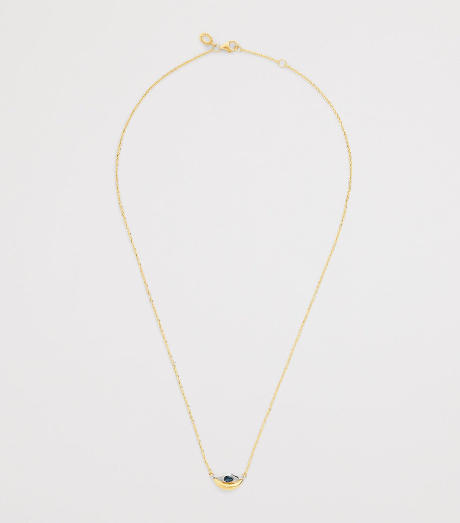Yellow Gold and Sapphire Salvatore Necklace