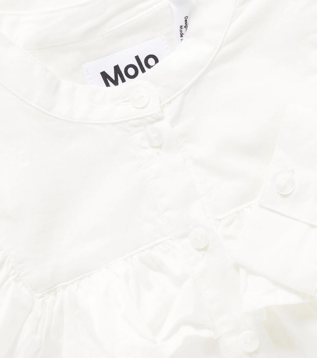 Molo - Rozetta ruffled cotton shirt