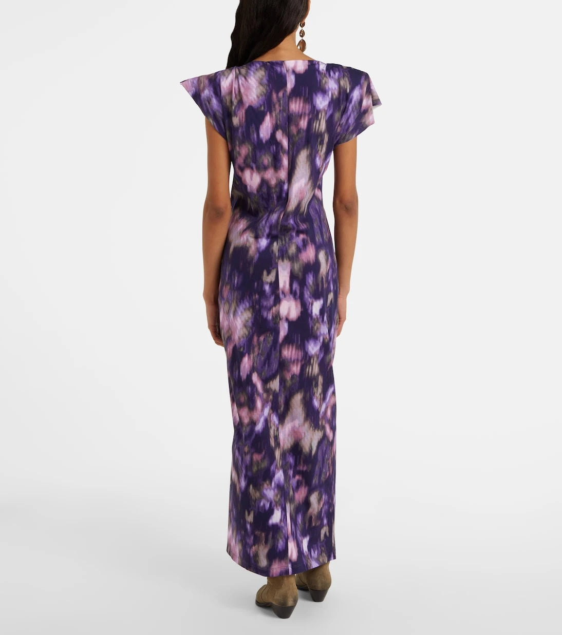 Marant Etoile - Nadela printed cotton jersey maxi dress