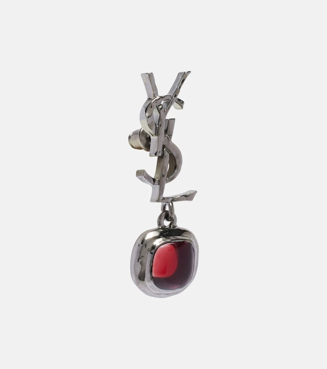 Saint Laurent - Cassandre embellished drop earrings