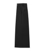 Saint Laurent Black Wool Mid-Rise Culottes