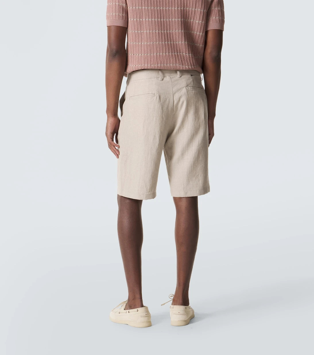 Canali - Linen Bermuda shorts