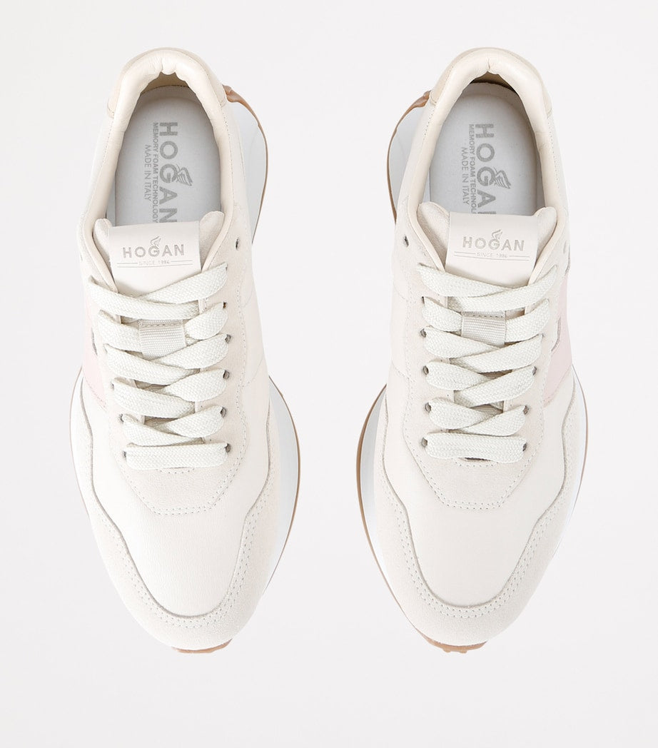 Pink Suede-Blend H641 Sneakers